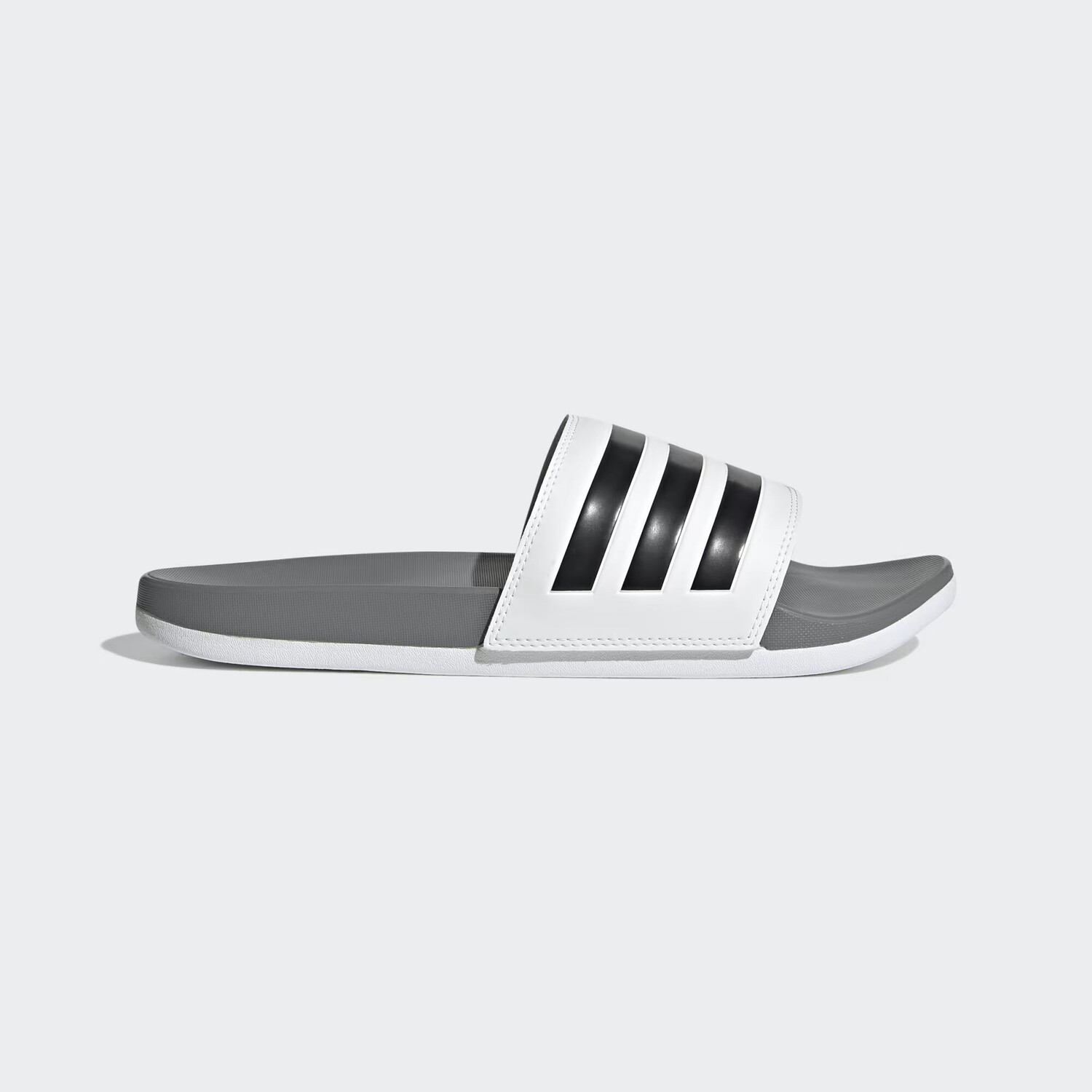 

Шлепанцы Adilette Comfort Adidas, цвет Cloud White/Core Black/Grey Three