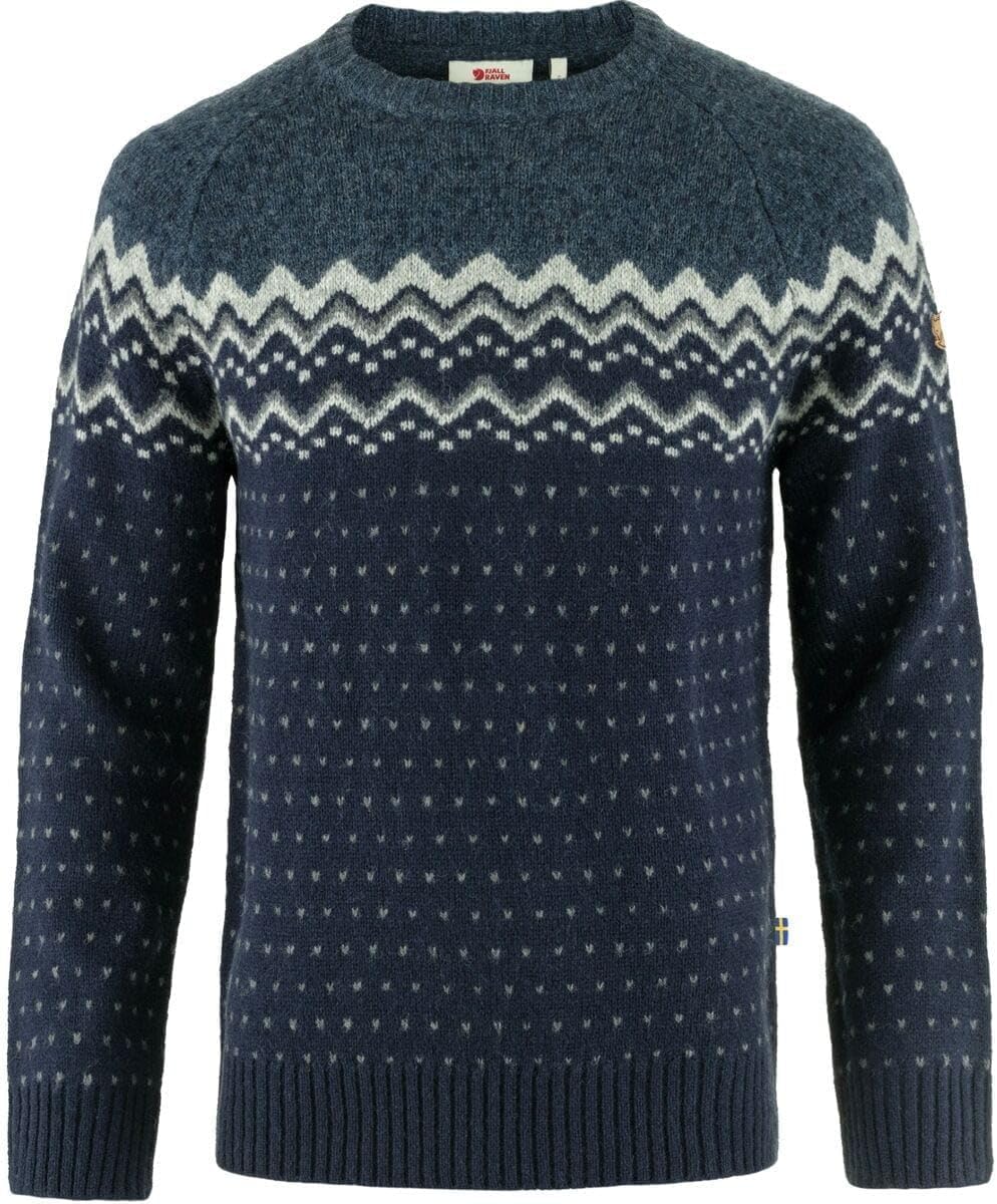 Вязаный свитер Övik Fjällräven, цвет Dark Navy/Mountain Blue вязаный свитер övik fjällräven цвет dark grey grey