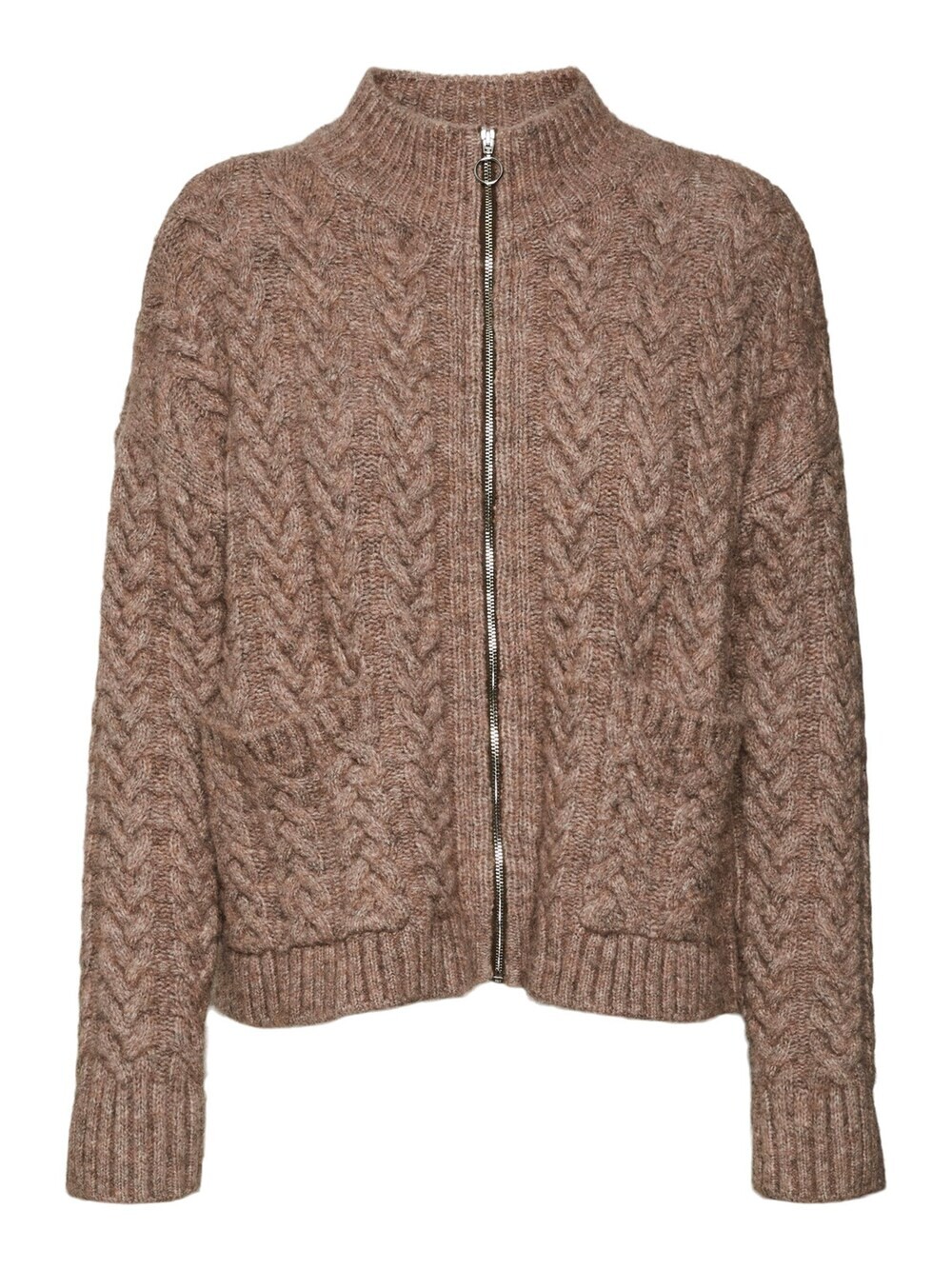 

Вязаный кардиган Vero Moda ASDIS, коричневый