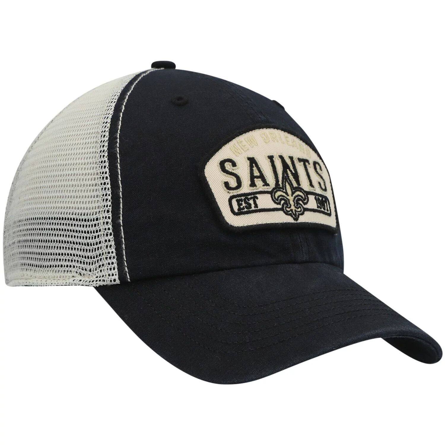 

Мужская черная кепка Snapback New Orleans Saints Penwald Trucker Clean Up '47