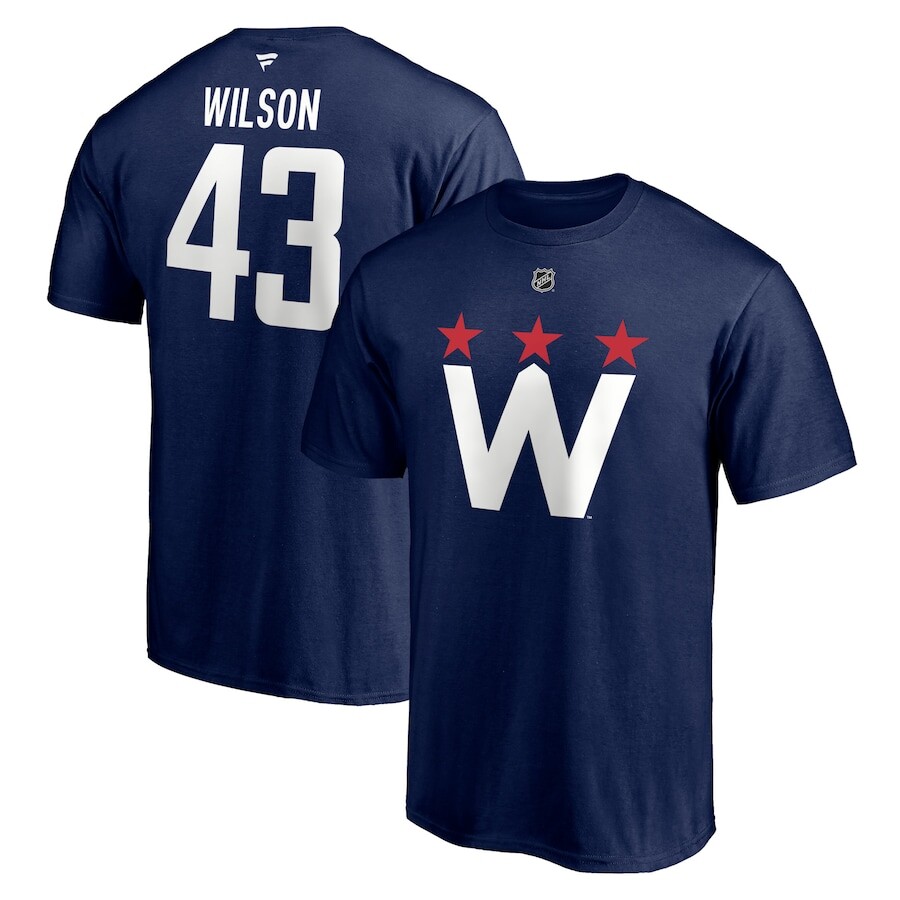 

Футболка с именем и номером Fanatics Branded Washington Capitals, нави