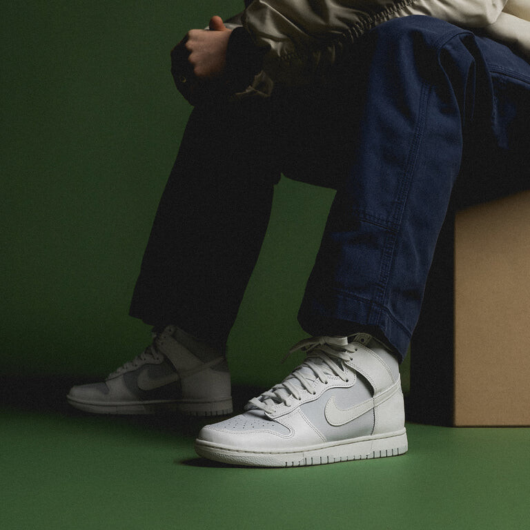 

Кроссовки Dunk High Retro *Pure Platinum* Nike, белый