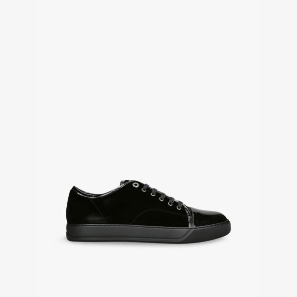 

Низкие кроссовки Dbb1 из замши и кожи с контрастной подошвой Lanvin, черный