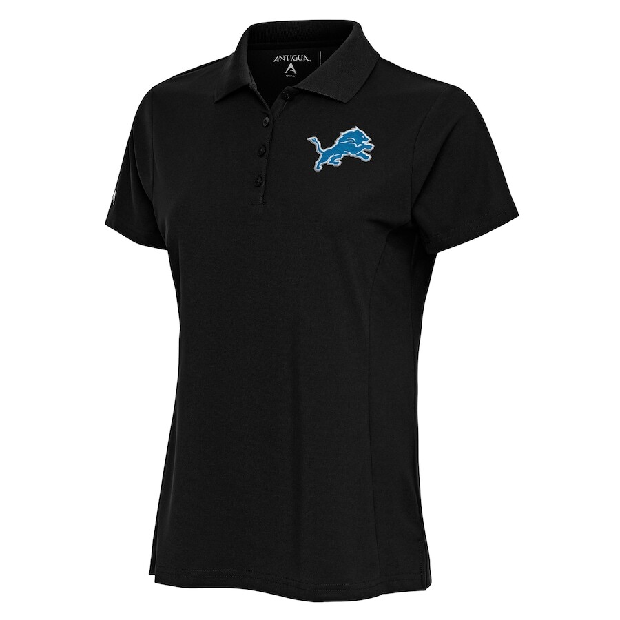

Поло с коротким рукавом Antigua Detroit Lions, черный