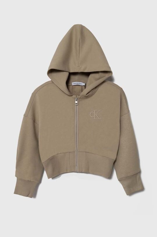 

Детская толстовка Calvin Klein Jeans, бежевый