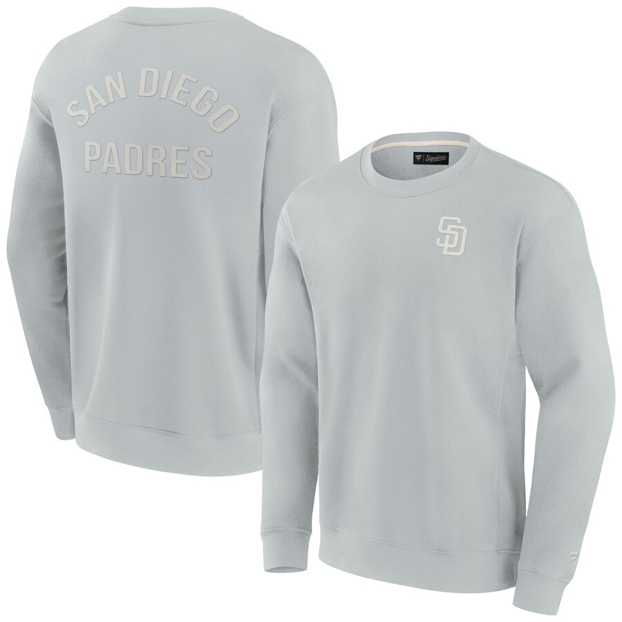 

Толстовка Fanatics Signature San Diego Padres, серый