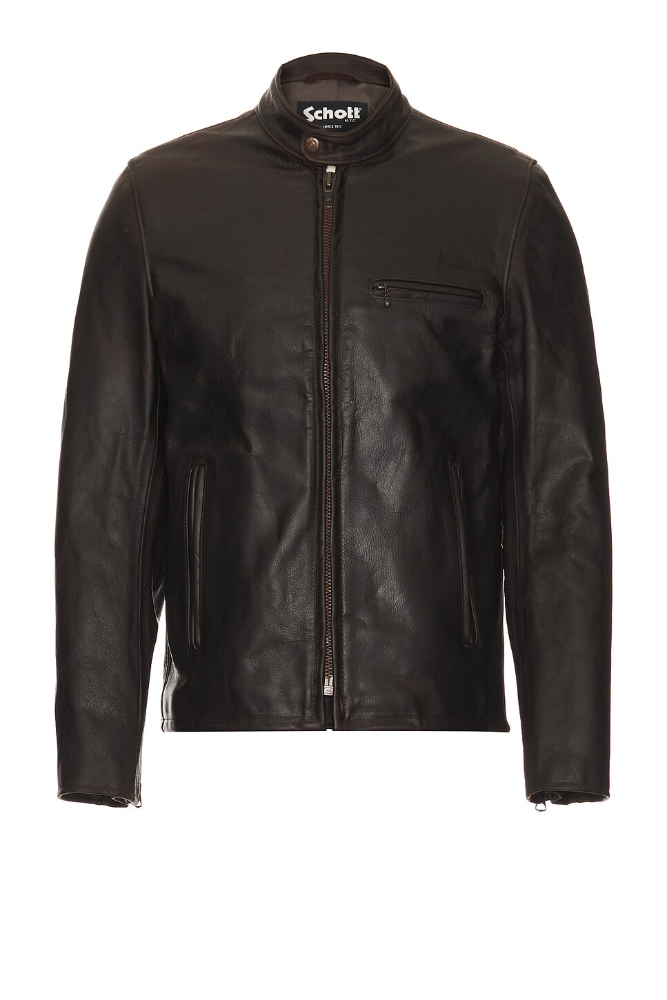 

Куртка Nyc Cafe Racer Schott, цвет Brandy