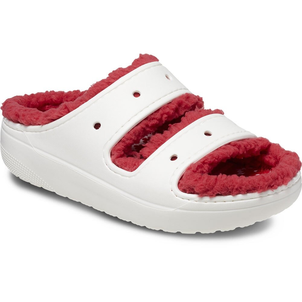

Сандалии Crocs Classic Cozzzy Holiday Sweater, белый