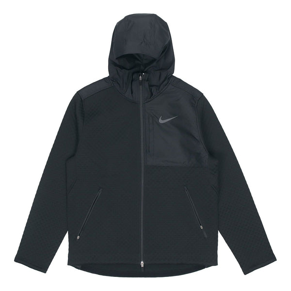 Куртка Nike Therma Long Zipper Training Jacket Men's Black, черный фото