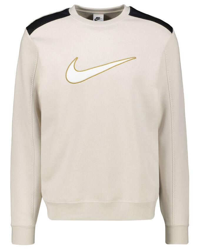 

Флисовая толстовка с круглым вырезом Nike Sportswear, бежевый