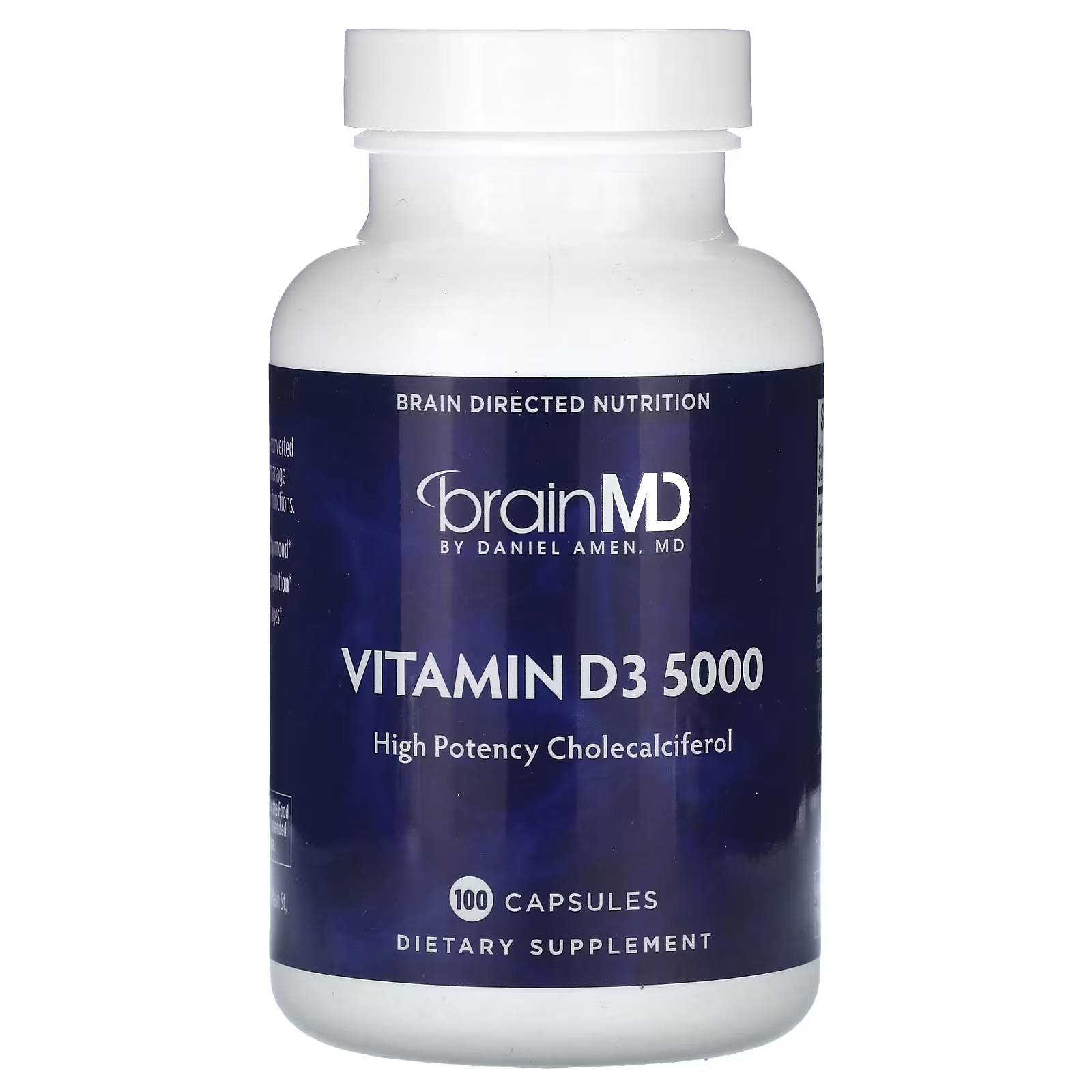 Витамин D3 5000 BrainMD, 100 капсул brainmd same mood