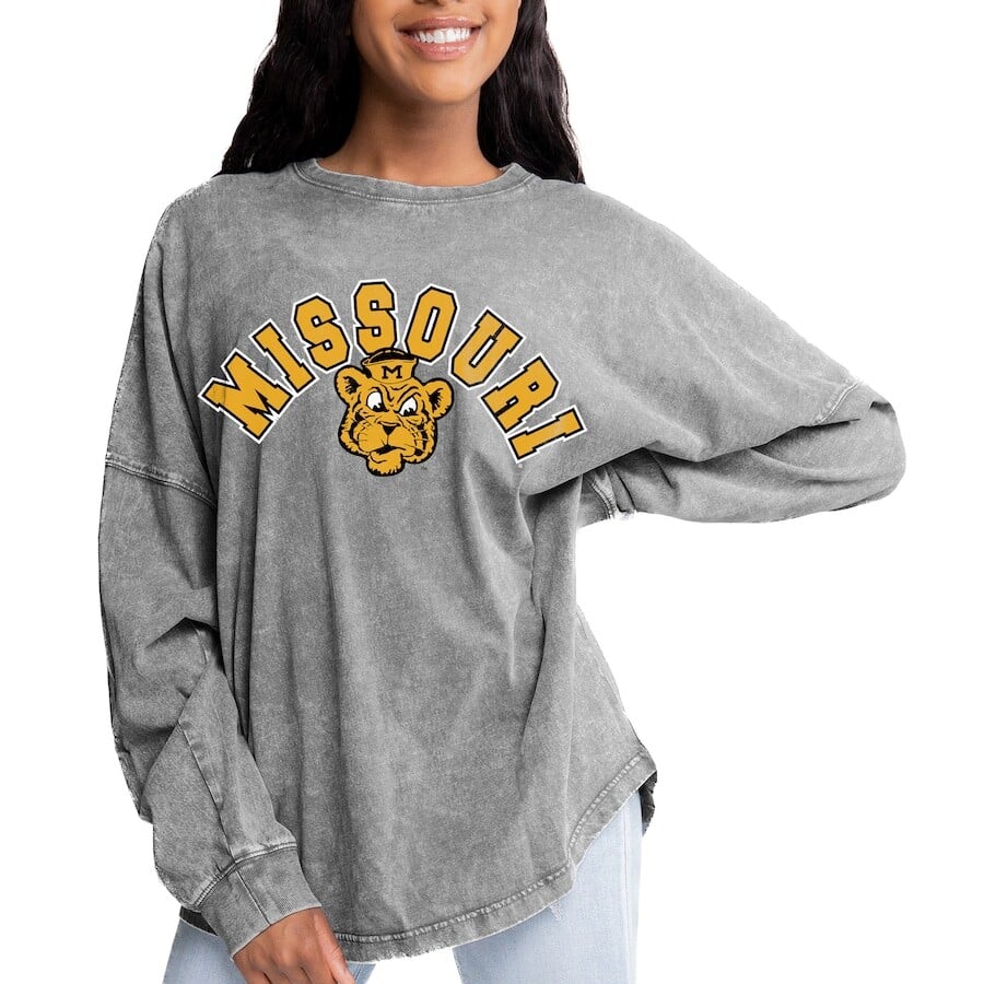 

Футболка с длинным рукавом Gameday Couture Missouri Tigers, серый