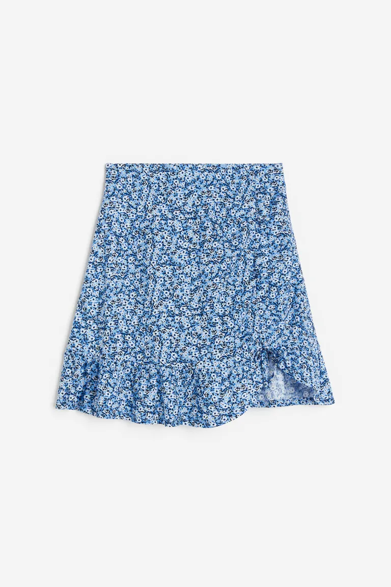 

Юбка с рюшами H&M, синий