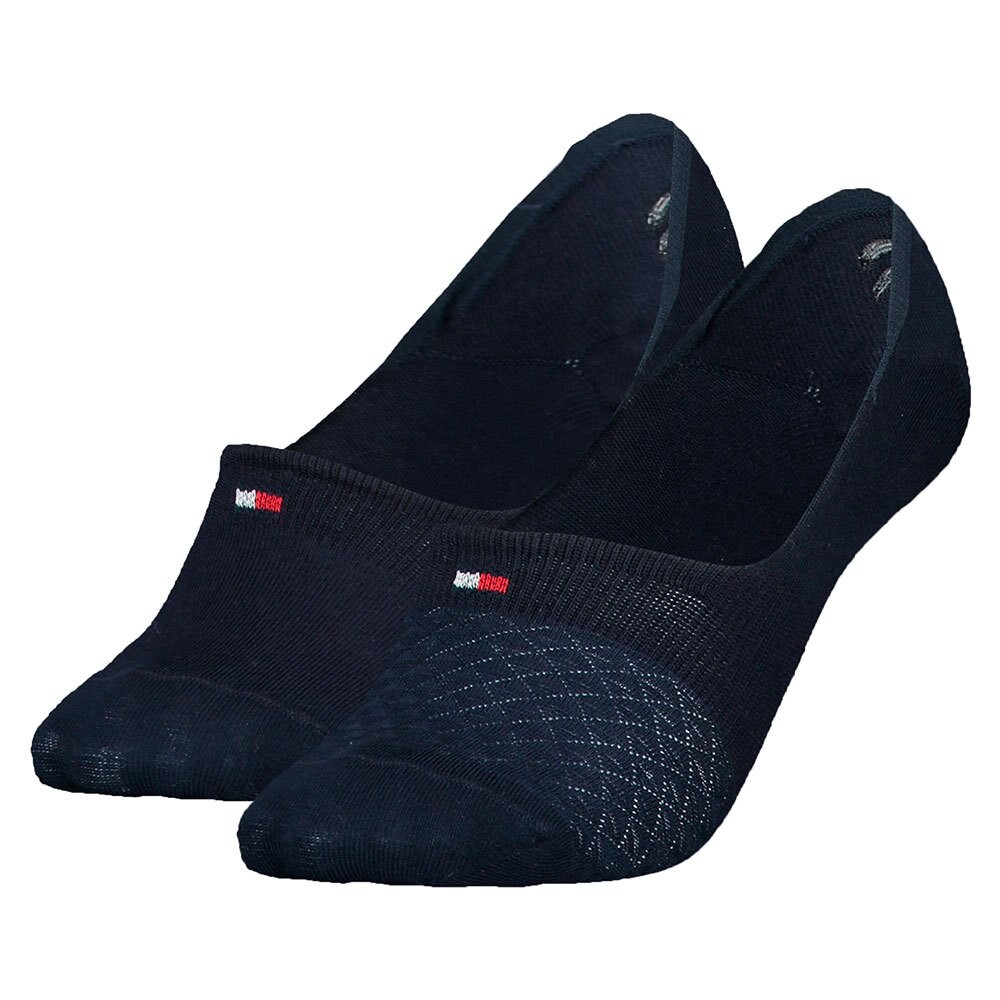 

Носки Tommy Hilfiger Footie Diamond Structure No Show 2 шт, синий
