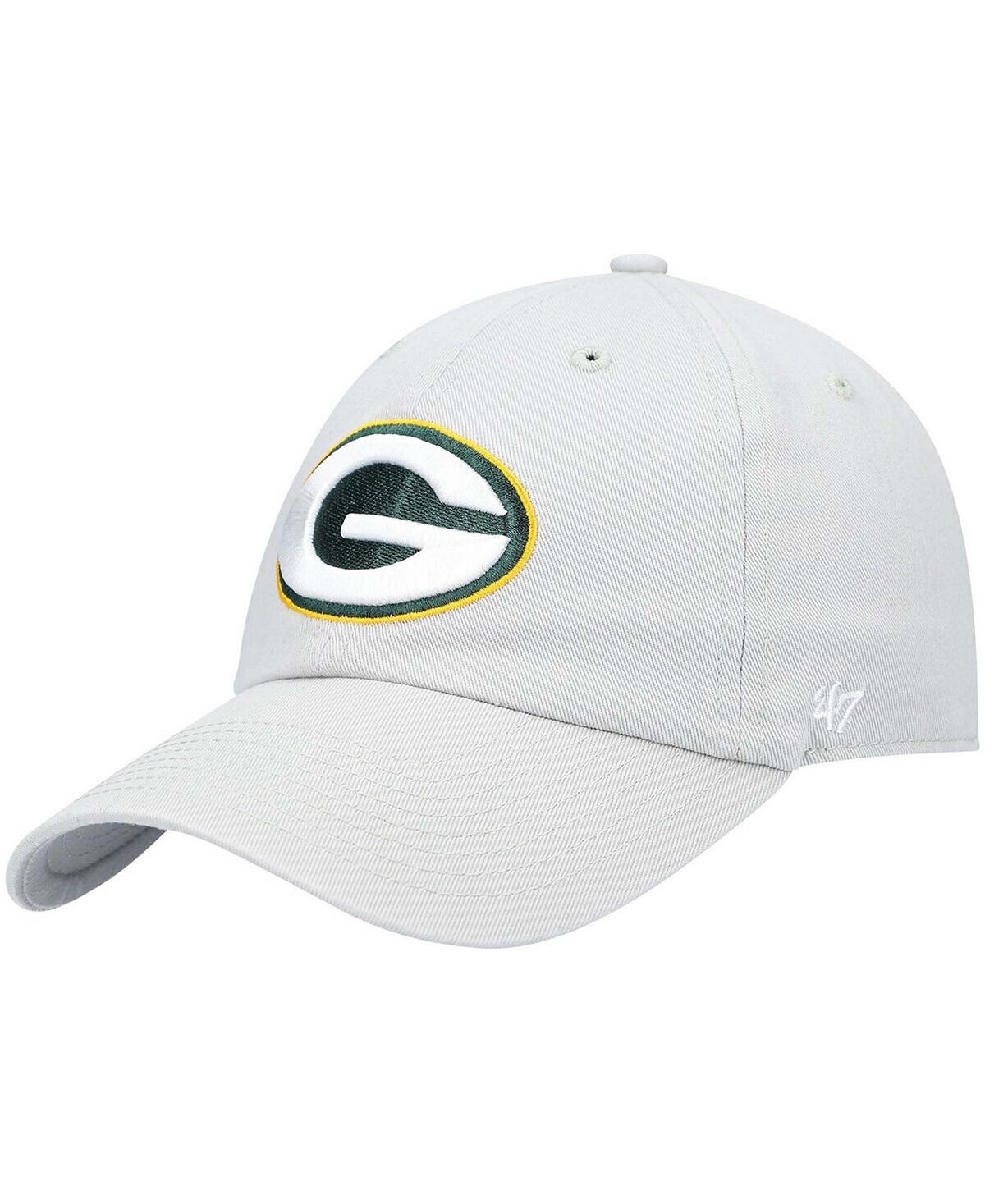 

Мужская серая регулируемая шапка Green Bay Packers Clean Up '47 Brand