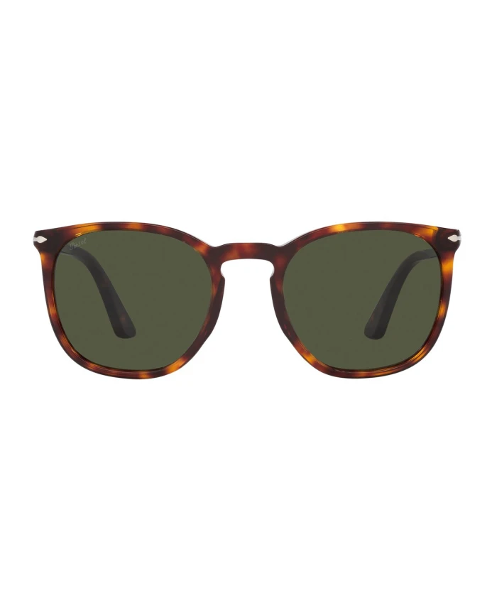 

Классические квадратные солнцезащитные очки Persol, коричневый