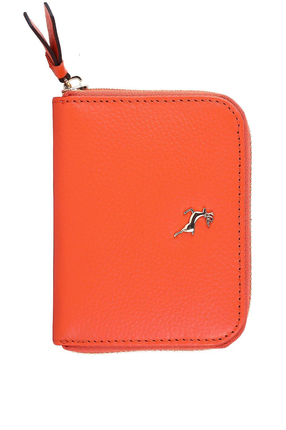 Кошелек из натуральной кожи Mini X с RFID-защитой Ashwood Leather, оранжевый