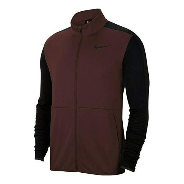 Куртка Nike Epic Training Jacket 'Maroon Black', цвет maroon/black