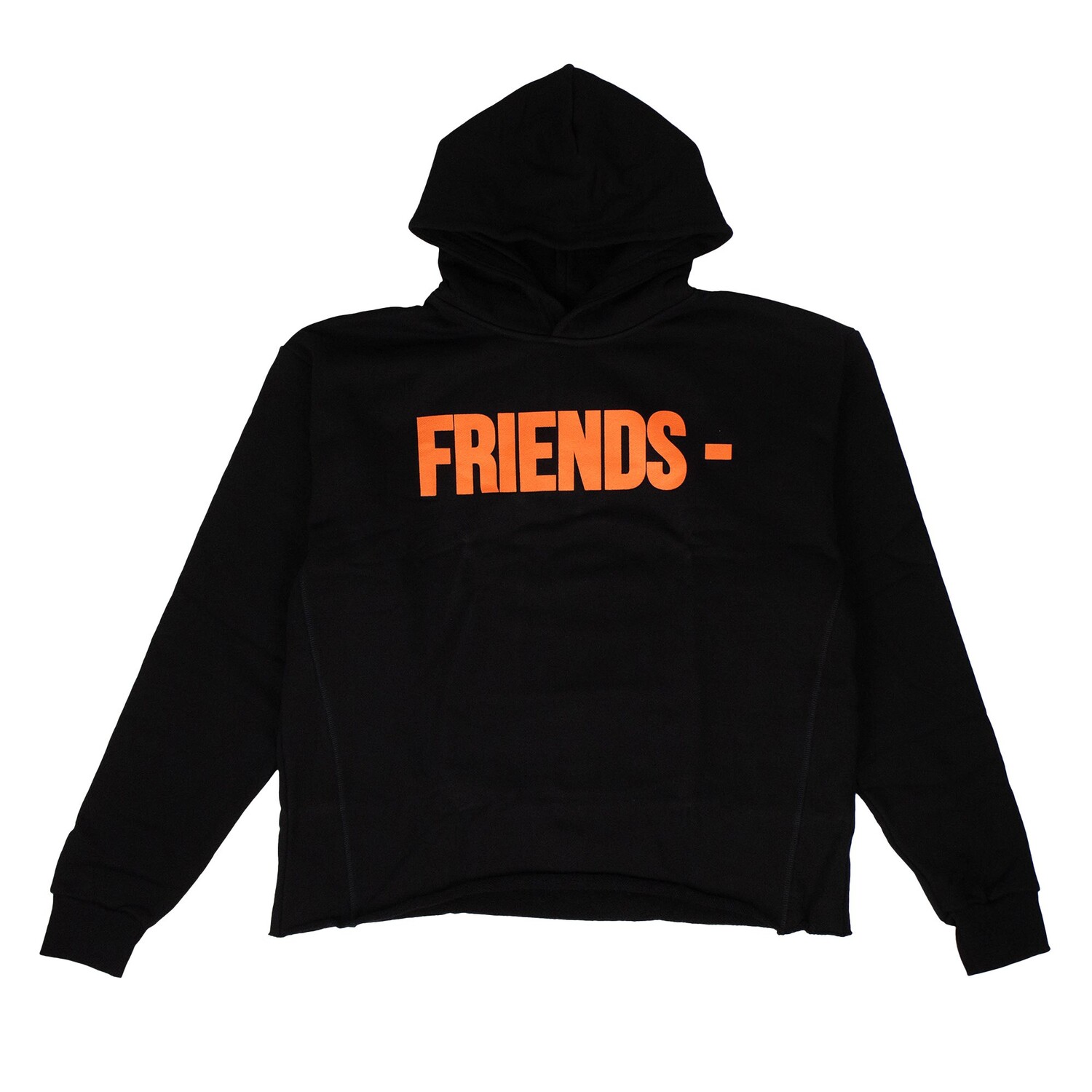 

Толстовка с капюшоном Vlone Friends, цвет Черный/Оранжевый