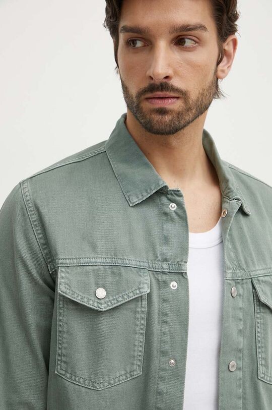 

Джинсовая рубашка REGULAR OVERSHIRT Pepe Jeans, зеленый