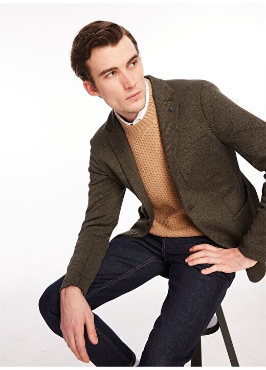 

Зеленая мужская куртка Slim Fit A272GEGE78TP963/T- AT.P.CO, зеленый