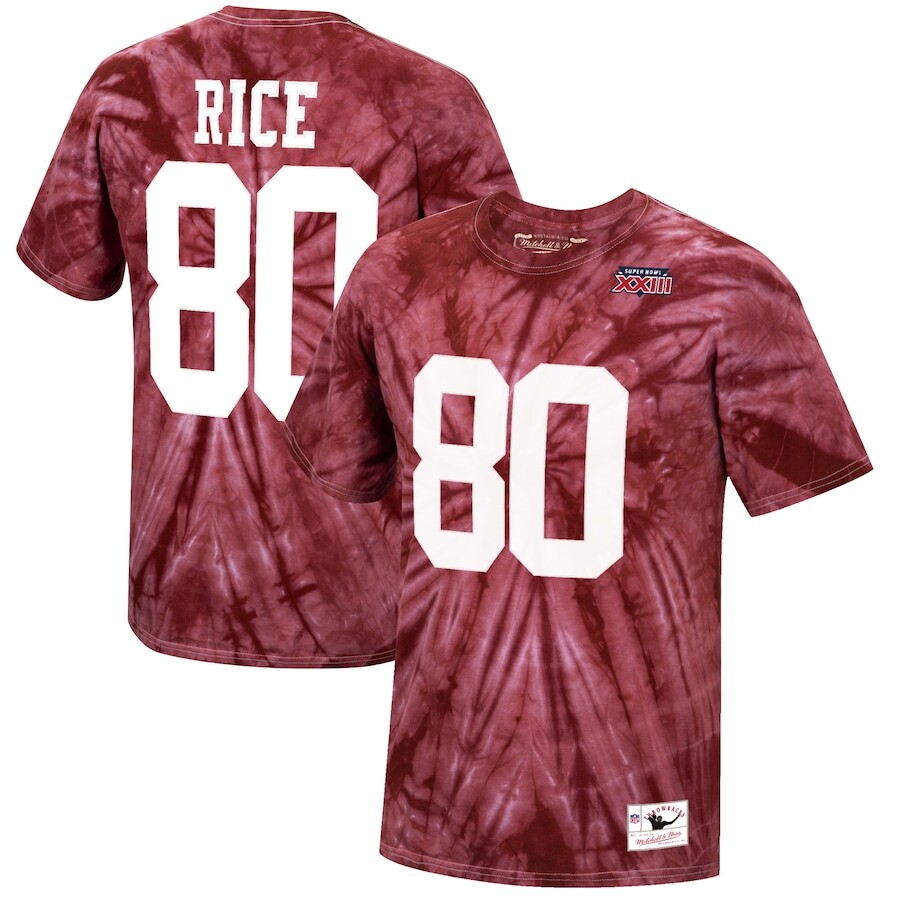 

Футболка с именем и номером Mitchell & Ness San Francisco 49Ers, алый