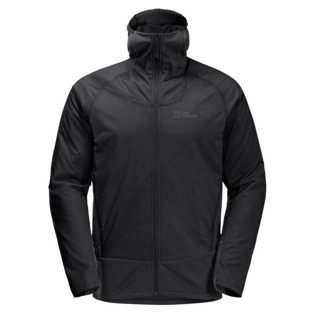 

Куртка из синтетического волокна Jack Wolfskin Alpspitze Insulated Hybrid, черный