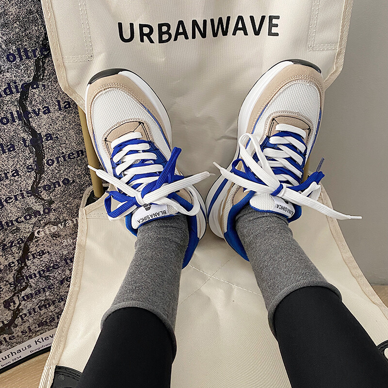 

Кроссовки URBAN AUTHENTIC Lifestyle Shoes Men Low-top Beige/Blue, бежевый/синий
