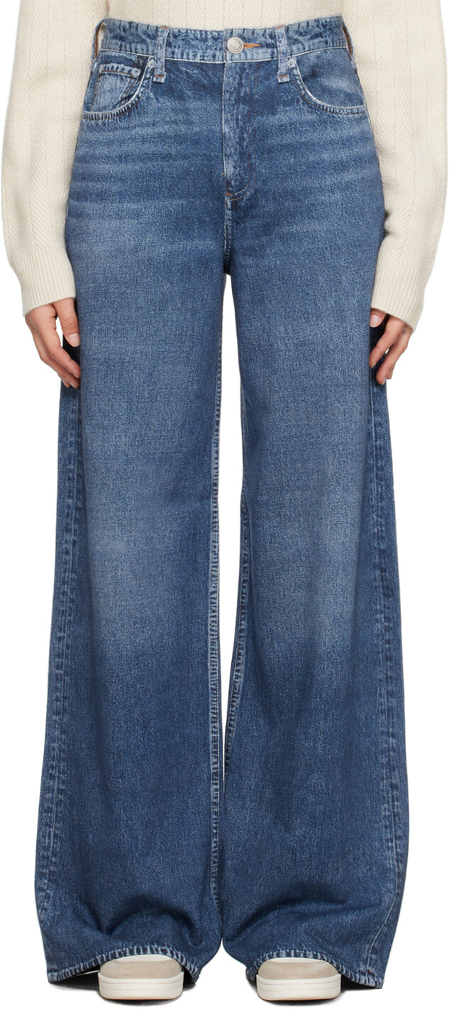 

Темно-синие брюки Sofie Lounge от Rag & Bone, Синий