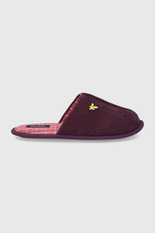 

Тапочки Lyle & Scott, бордовый