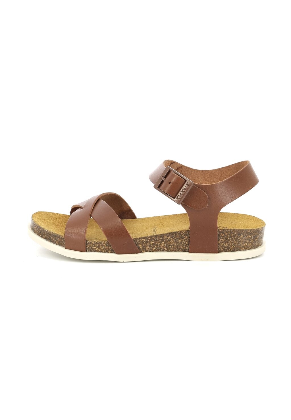 

Сандалии с ремешком Kickers, цвет camel