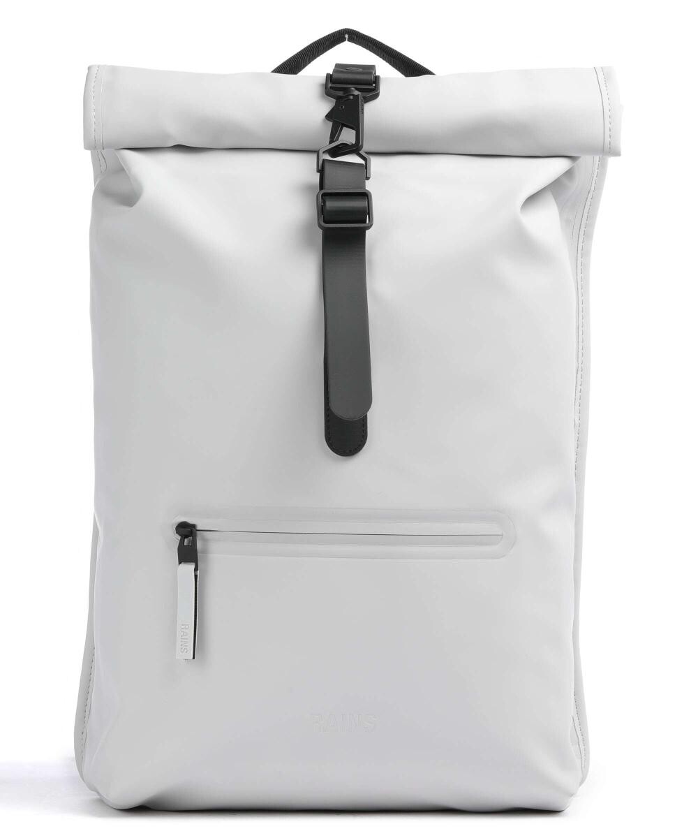 

Рюкзак Rolltop из полиуретана Rains, серый