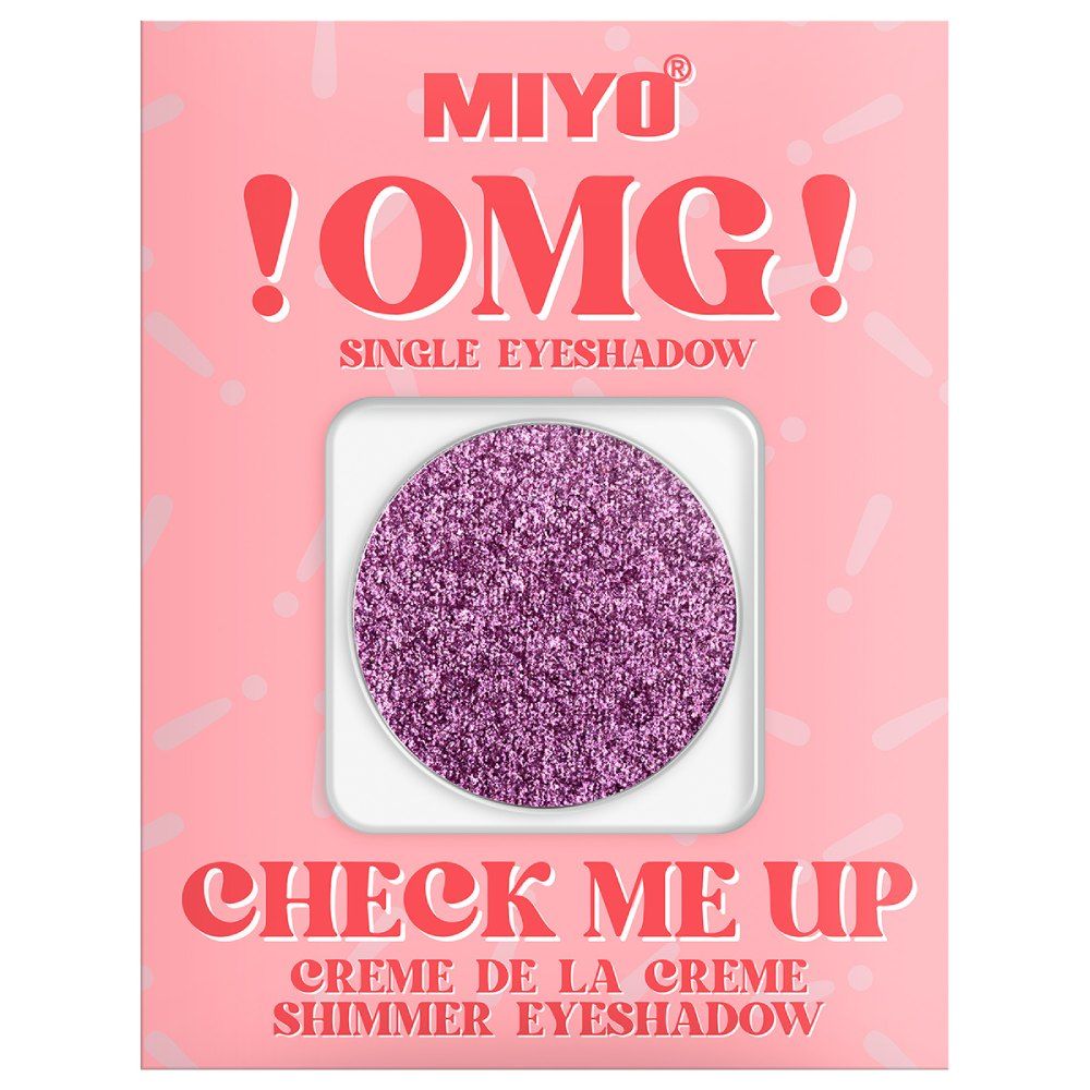 Miyo OMG Check Me Up Creme De La Creme Shimmer Тени для век, 1.3 g сертификат check up мужское здоровье пакет расширенный