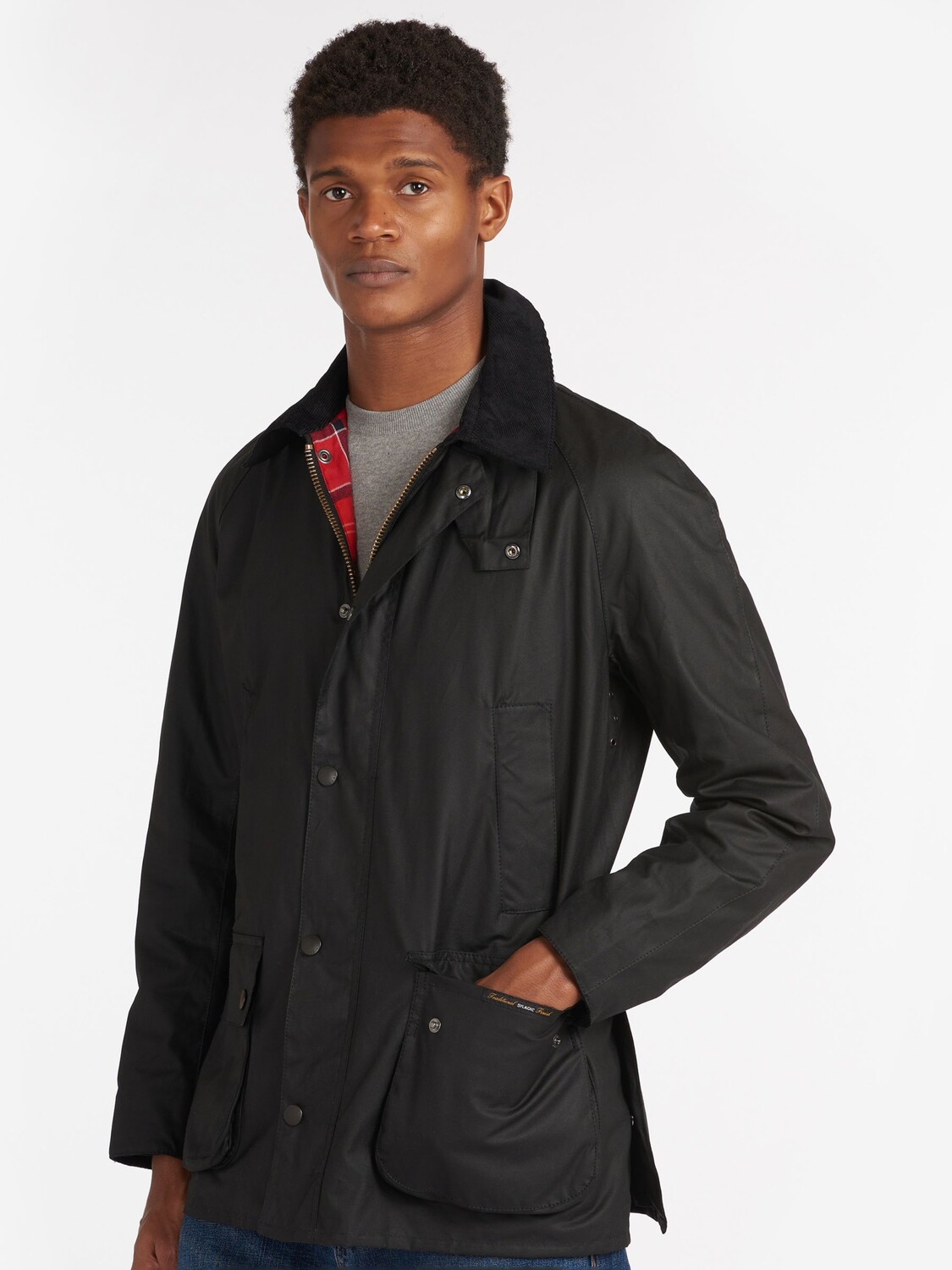 

Куртка Barbour Ashby из вощеного хлопка, черная