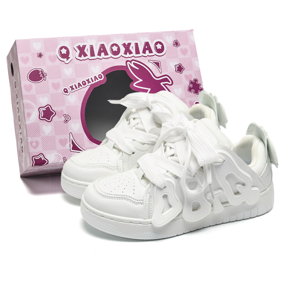 

Кроссовки Circle small Skateboarding Shoes Women's Low-top, цвет Powder White Upgrade Version