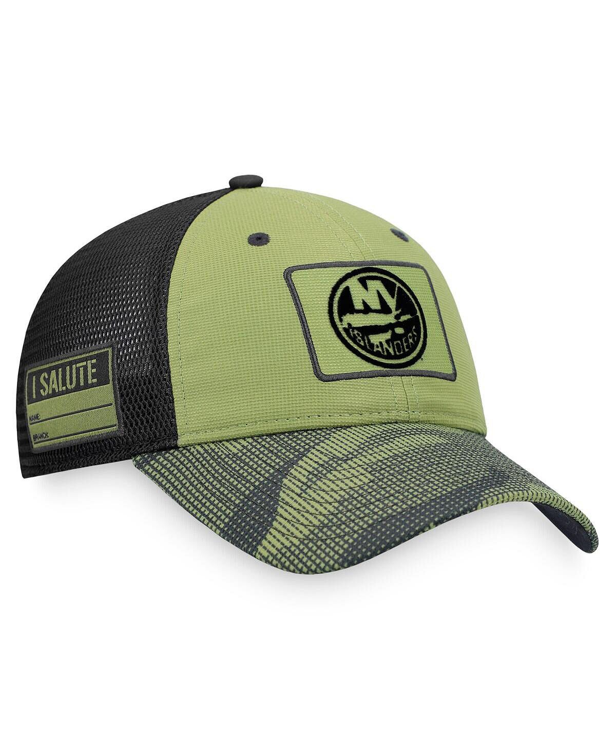 

Мужская кепка Snapback с камуфляжем и черным цветом New York Islanders Military Appreciation Snapback Fanatics
