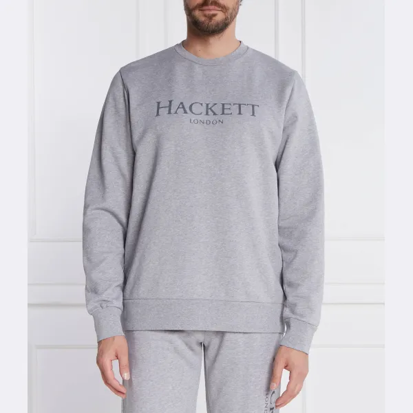 

Толстовка классического кроя Hackett London, серый