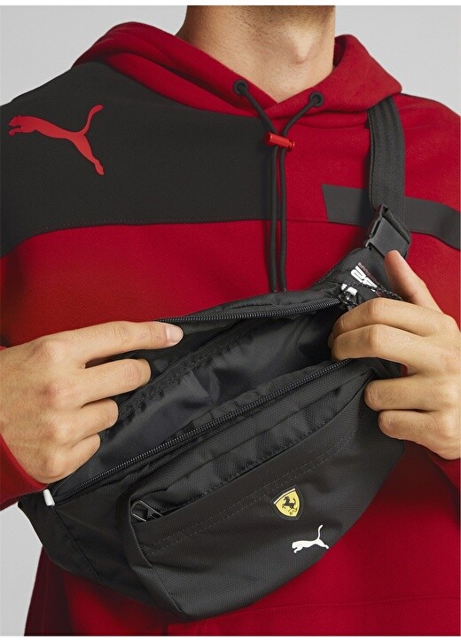 

Черная мужская поясная сумка Puma