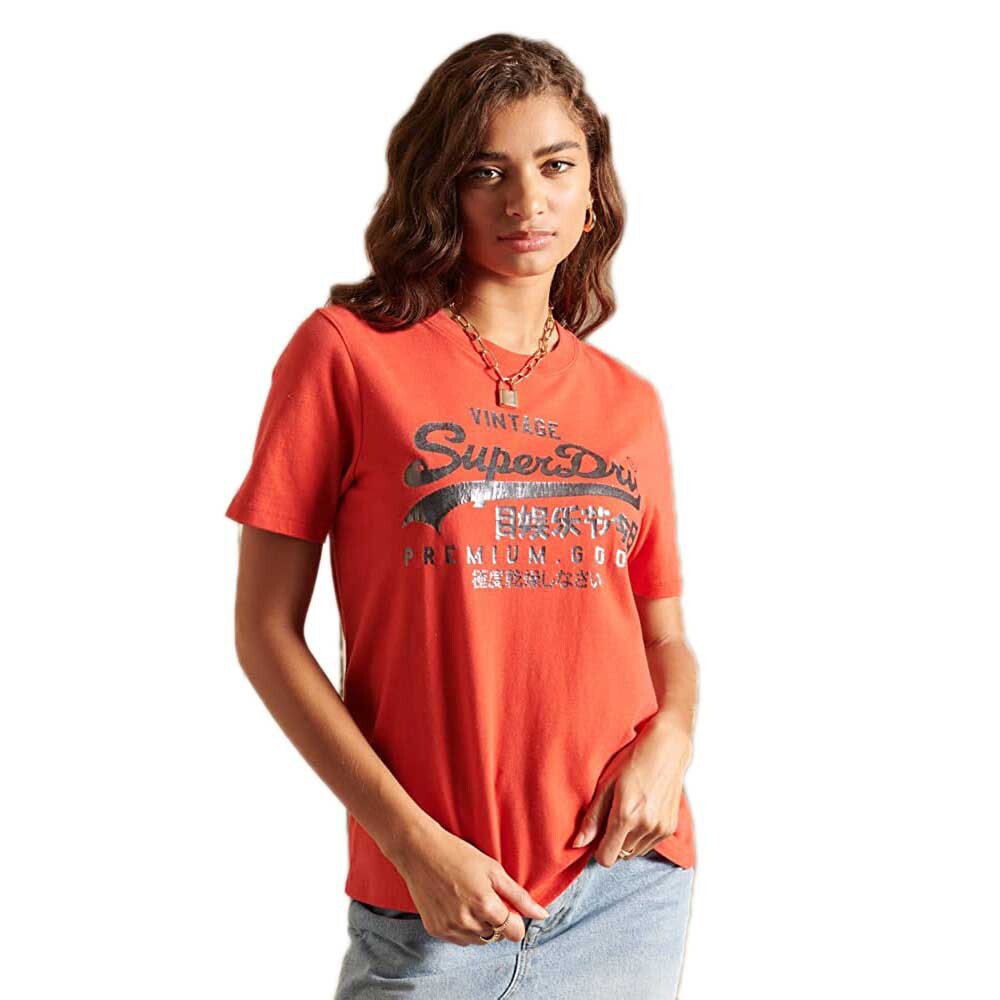 

Футболка Superdry Vintage Logo Tonal, красный