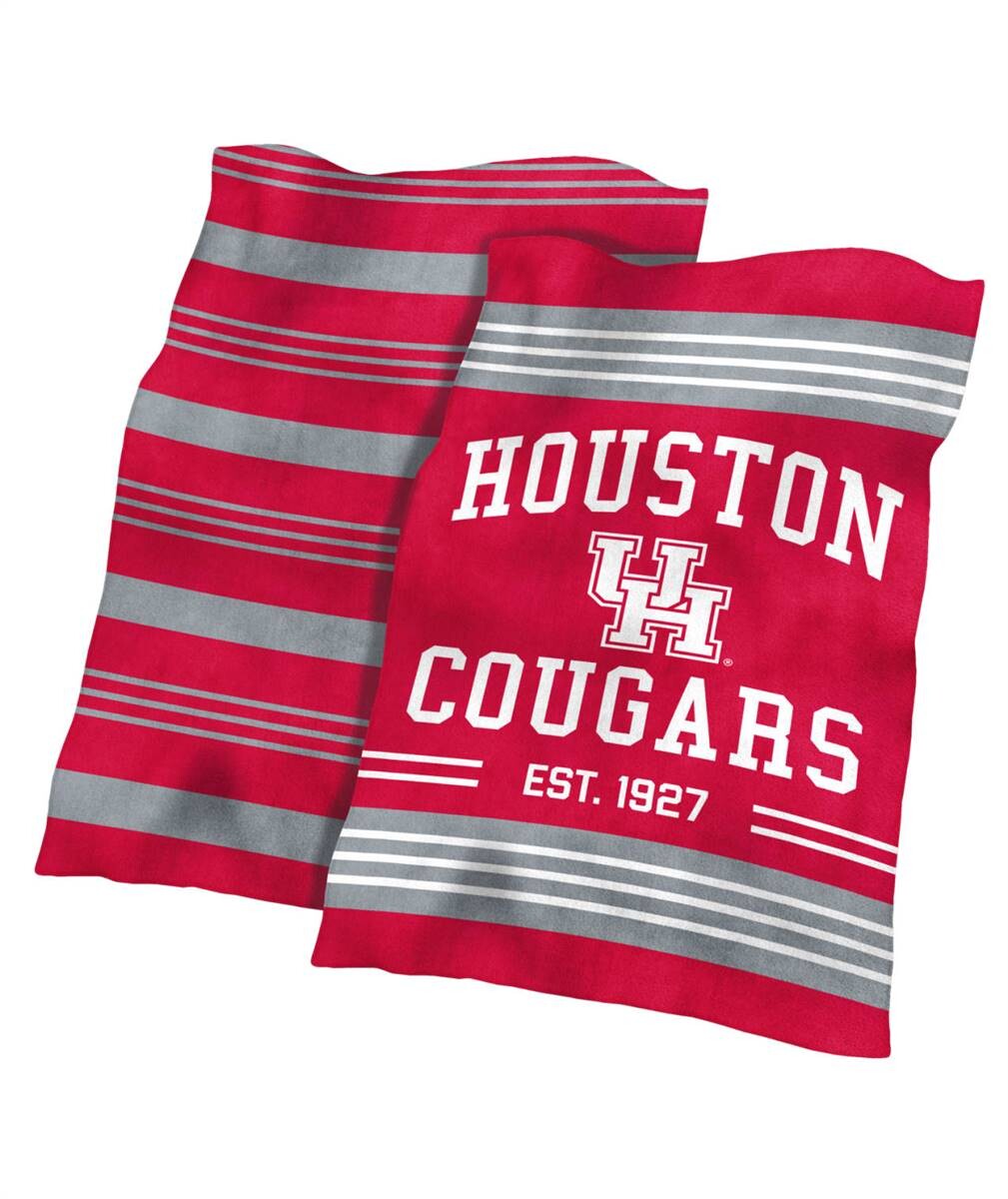 

Одеяло плюшевое с цветными блоками Houston Cougars, 3 штуки
