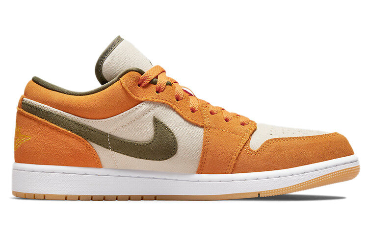

Кроссовки баскетбольные Nike Air Jordan 1 Unisex Vintage, оранжевый / оливковый