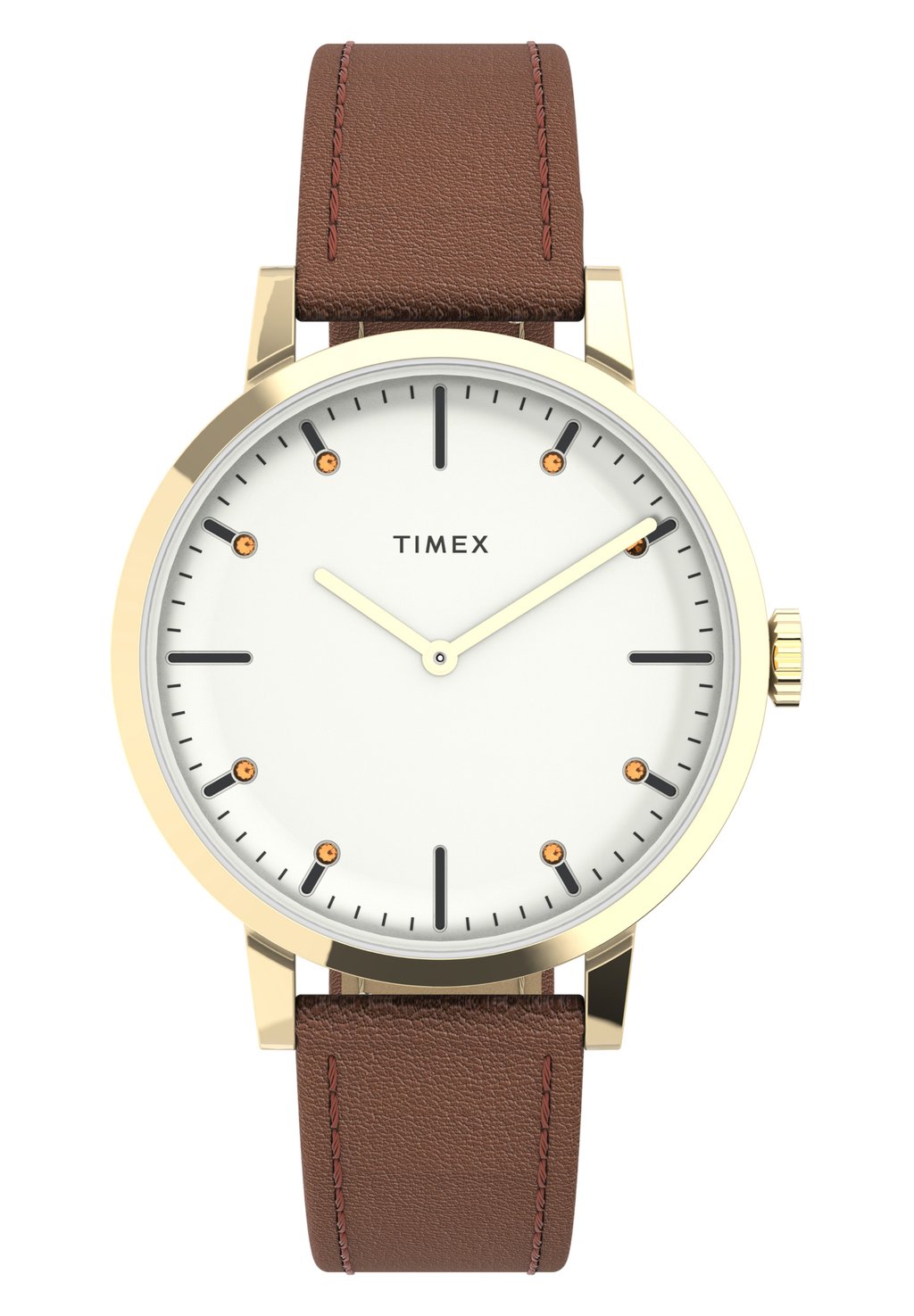 Часы MIDTOWN Timex, коричневый
