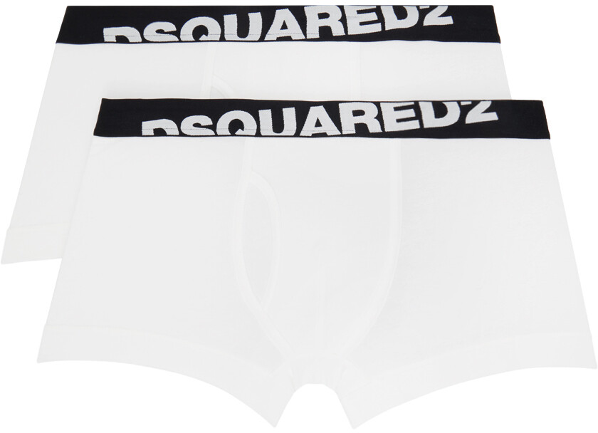 

Две пары трусов-боксеров Dsquared2, цвет White