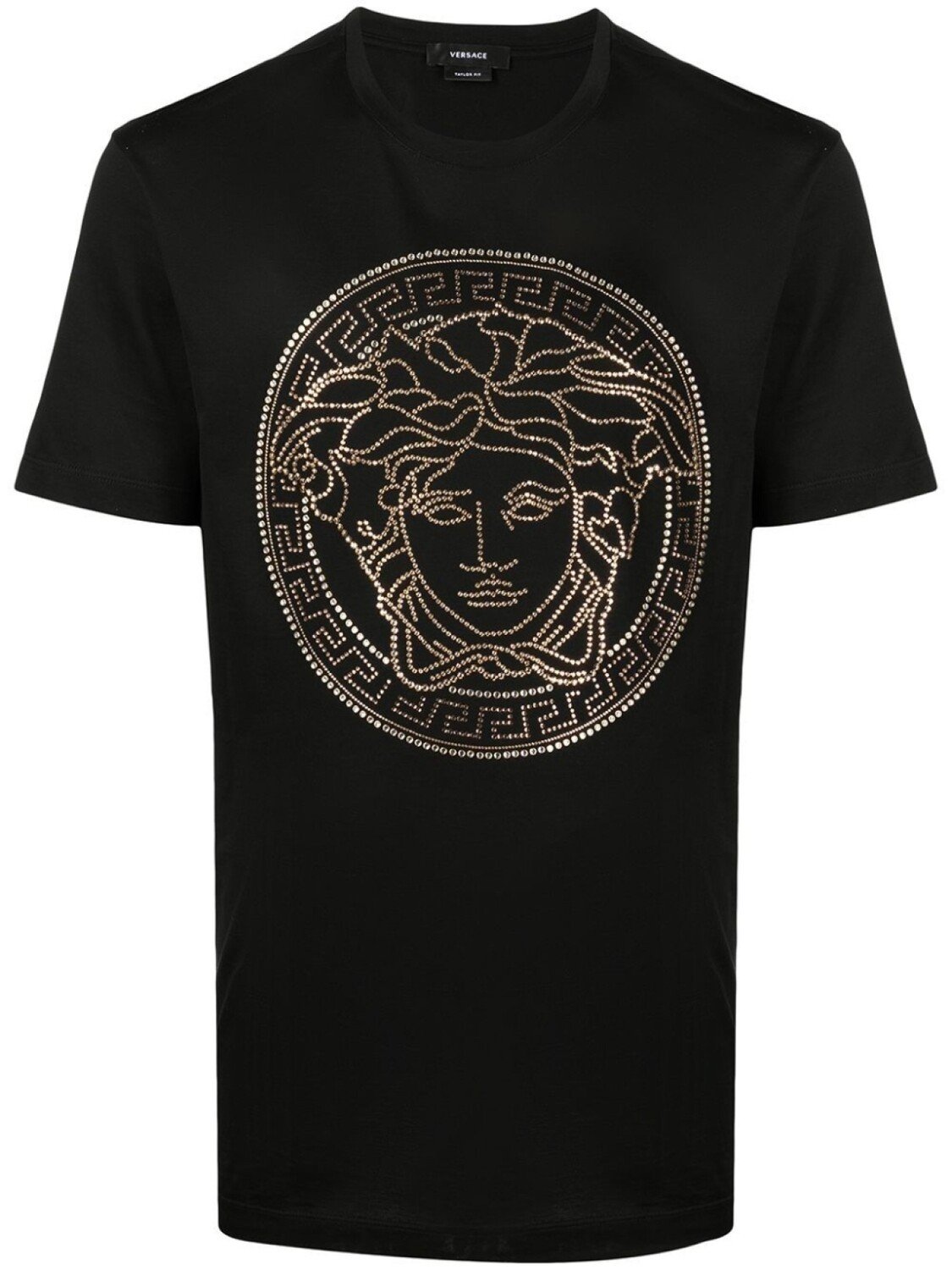 

Versace футболка с декорированным логотипом Medusa, черный