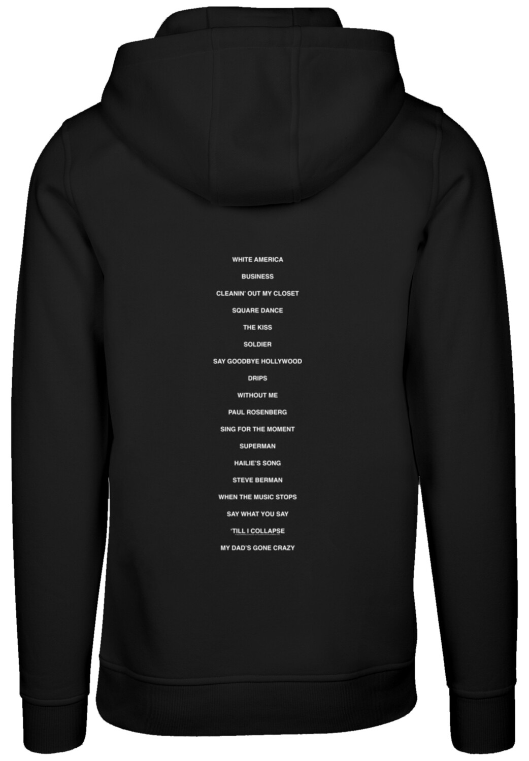 

Пуловер F4NT4STIC Hoodie Eminem Show Rap Hip Hop Music, черный