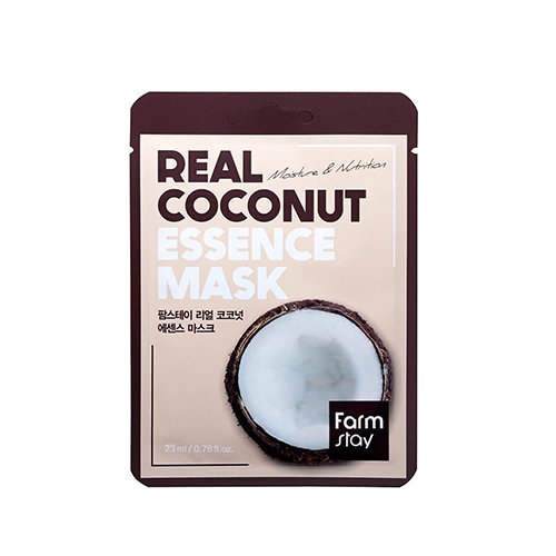 Увлажняющая тканевая маска с экстрактом кокоса 23мл Farmstay Real Coconut Essence Mask цена и фото