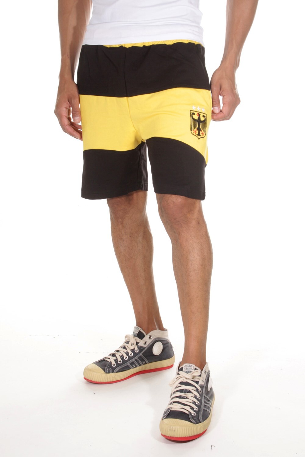

Спортивные брюки FIOCEO Workoutshorts, желтый