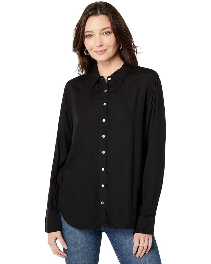 

Рубашка Dylan by True Grit Long Sleeve Scout Shirt, черный