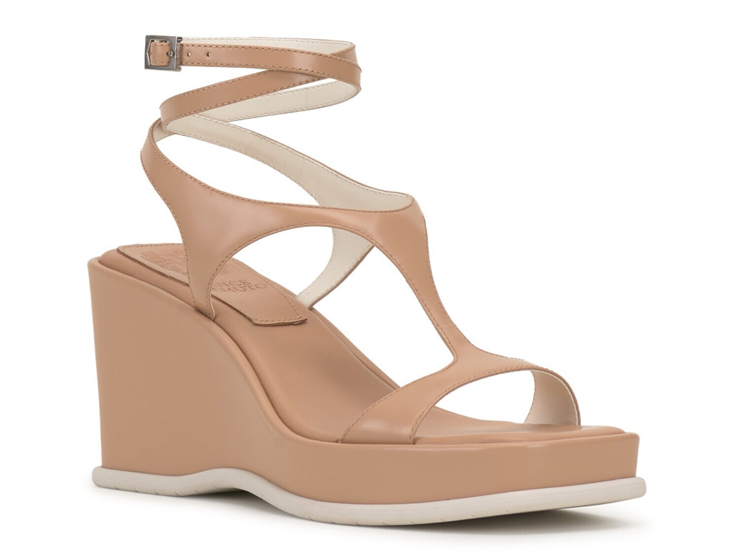 

Сандалии Vince Camuto Fetemee на танкетке, песчаная буря тан