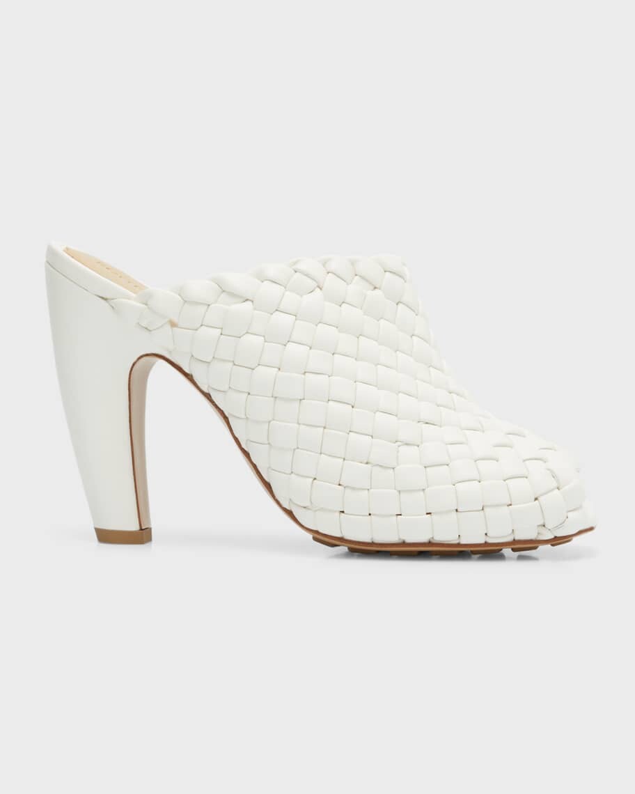 

Сандалии без задника Lido Weave с открытым носком Bottega Veneta